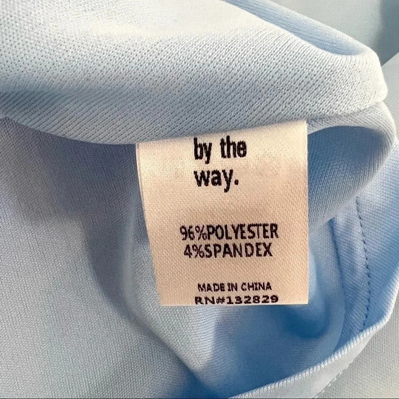 By the Way Sammie V-Neck Skater Dress Open Back Straps Light Blue Size S Revolve - Picture 8 of 11